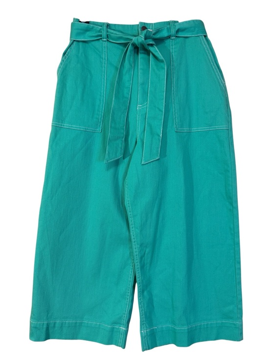 Gianni Bini Pants - GB Girls Women’s Paperbag Waist Wide Leg Culotte Shorts Teal NWT Size 13